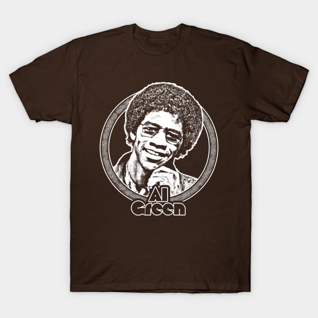 Al Green // Retro 70s Style Fan Design T-Shirt by DankFutura